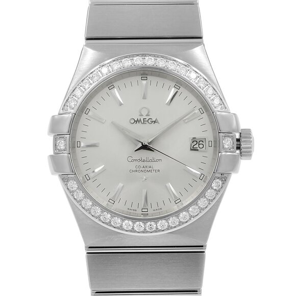 Omega Constellation Steel Diamond Silver Dial Ladies Watch 123.15.35.20.02.001 - Picture 4 of 8